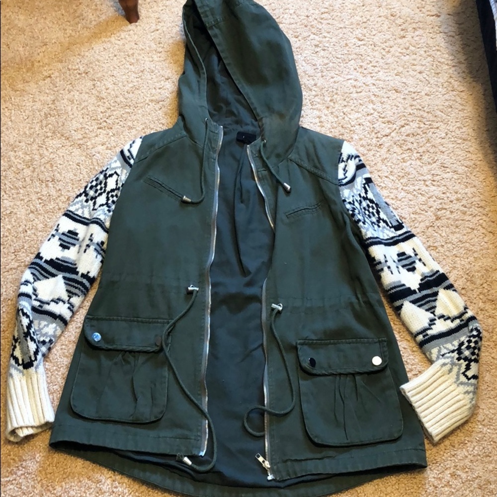 Very Unique Utility Jacket! Size Large - image 1